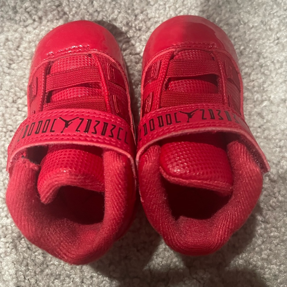 Nike Jordan 11 Retro Gym Red/Black Shoes 3c infant